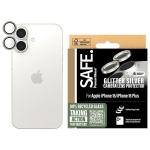 Protectie camera foto din sticla securizata SAFE by PanzerGlass Lens Protector compatibila cu iPhone 16 / 16 Plus, Silver 2 - lerato.ro
