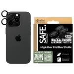 Protectie camera foto din sticla securizata SAFE by PanzerGlass Lens Protector compatibila cu iPhone 16 Pro / 16 Pro Max, Negru 2 - lerato.ro