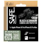 Protectie camera foto din sticla securizata SAFE by PanzerGlass Lens Protector compatibila cu iPhone 16 Pro / 16 Pro Max, Negru 4 - lerato.ro