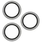 Protectie camera foto din sticla securizata SAFE by PanzerGlass Lens Protector compatibila cu iPhone 16 Pro / 16 Pro Max, Silver 3 - lerato.ro