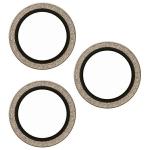 Protectie camera foto din sticla securizata SAFE by PanzerGlass Lens Protector compatibila cu iPhone 16 Pro / 16 Pro Max, Gold 3 - lerato.ro