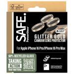 Protectie camera foto din sticla securizata SAFE by PanzerGlass Lens Protector compatibila cu iPhone 16 Pro / 16 Pro Max, Gold 4 - lerato.ro
