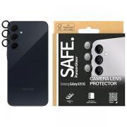 Folie sticla camera foto SAFE by PanzerGlass Hoops compatibila cu Samsung Galaxy A35 5G, Negru