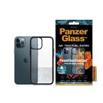 Carcasa PanzerGlass ClearCase compatibila cu iPhone 12 Pro Max, Negru 2 - lerato.ro