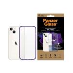 Carcasa PanzerGlass ClearCase Antibacterial Military Grade compatibila cu iPhone 15 / 14 / 13, Mov 3 - lerato.ro