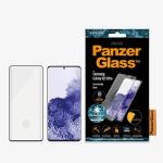 Folie sticla PanzerGlass E2E Microfracture Black Frame compatibila cu Samsung Galaxy S21 Ultra, Negru 3 - lerato.ro