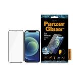 Folie sticla securizata PanzerGlass E2E Super Plus compatibila cu iPhone 12 Mini, Negru 2 - lerato.ro