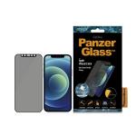 Folie sticla securizata PanzerGlass E2E Super Plus Privacy compatibila cu iPhone 12 Mini, Negru 2 - lerato.ro
