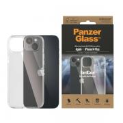 Carcasa PanzerGlass HardCase Antibacterial Military Grade compatibila cu iPhone 14 Plus / 15 Plus, Transparent
