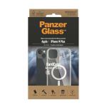 Carcasa PanzerGlass HardCase Antibacterial Military Grade cu MagSafe compatibila cu iPhone 14 Plus / 15 Plus, Transparent 4 - lerato.ro