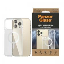 Carcasa PanzerGlass HardCase Antibacterial Military Grade cu MagSafe compatibila cu iPhone 14 Pro Max, Transparent