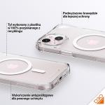 Carcasa PanzerGlass HardCase D3O Military Grade cu MagSafe compatibila cu iPhone 15 / 14 / 13, Transparent 6 - lerato.ro