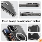 Carcasa PanzerGlass HardCase D3O Military Grade cu MagSafe compatibila cu iPhone 15 Pro Max, Transparent 4 - lerato.ro