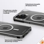 Carcasa PanzerGlass HardCase D3O Military Grade cu MagSafe compatibila cu iPhone 15 Pro Max, Transparent 6 - lerato.ro