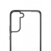 Carcasa PanzerGlass HardCase Antibacterial Military compatibila cu Samsung Galaxy S22, Transparent