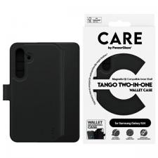 Carcasa CARE by PanzerGlass Feature Tango Wallet compatibila cu Samsung Galaxy S24, Negru
