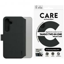 Carcasa flip cover CARE by PanzerGlass Feature Tango compatibila cu Samsung Galaxy S25 Plus, Negru