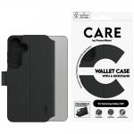 Carcasa flip cover CARE by PanzerGlass Feature Wallet Kickstand compatibila cu Samsung Galaxy S25, Negru 2 - lerato.ro