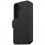 Carcasa flip cover CARE by PanzerGlass Feature Wallet Kickstand compatibila cu Samsung Galaxy S25, Negru 4 - lerato.ro
