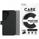 Carcasa flip cover CARE by PanzerGlass Feature Wallet Kickstand compatibila cu Samsung Galaxy S25 Ultra, Negru 2 - lerato.ro