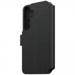 Carcasa flip cover CARE by PanzerGlass Feature Wallet Kickstand compatibila cu Samsung Galaxy S25 Plus, Negru 4 - lerato.ro