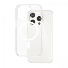 Carcasa PanzerGlass Urban Combat cu MagSafe Alb compatibila cu iPhone 15 Pro, Transparent