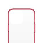 Carcasa PanzerGlass ClearCase Antibacterial Military Grade compatibila cu iPhone 13 Pro, Rosu 7 - lerato.ro