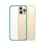 Carcasa PanzerGlass ClearCase Antibacterial Military Grade compatibila cu iPhone 13 Pro Max, Lime 2 - lerato.ro