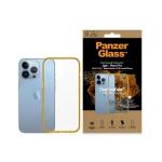 Carcasa PanzerGlass ClearCase Antibacterial Military Grade compatibila cu iPhone 13 Pro, Portocaliu 3 - lerato.ro