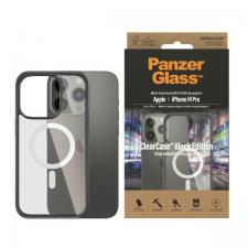Carcasa PanzerGlass ClearCase cu MagSafe compatibila cu iPhone 14 Pro, Negru