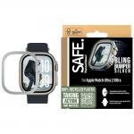 Carcasa SAFE by PanzerGlass Bling compatibila cu Apple Watch Ultra / Ultra 2 / Ultra 3, SIlver 3 - lerato.ro