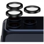Protectie camera foto PanzerGlass Hoops Ceramic II compatibila cu iPhone 17 Pro / 17 Pro Max / 16 Pro / 16 Pro Max, Negru 3 - lerato.ro