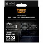 Protectie camera foto PanzerGlass Hoops Ceramic II compatibila cu iPhone 17 Pro / 17 Pro Max / 16 Pro / 16 Pro Max, Negru 6 - lerato.ro