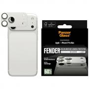Protectie camera foto PanzerGlass Fender compatibila cu iPhone 17 Pro Max, Silver