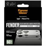 Protectie camera foto PanzerGlass Fender compatibila cu iPhone 17 Pro, Silver 6 - lerato.ro