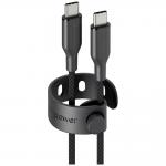 Cablu pentru incarcare si transfer de date PanzerGlass Empower Racing, USB-C/USB-C, 60W, 2m, Negru 2 - lerato.ro