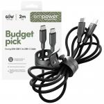Cablu pentru incarcare si transfer de date PanzerGlass Empower Racing, USB-C/USB-C, 60W, 2m, Negru 6 - lerato.ro