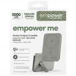 Baterie externa PanzerGlass Empower compatibila MagSafe, 5000mAh, PD 20W, Incarcare Wireless, USB-C, Silver 7 - lerato.ro