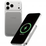 Baterie externa PanzerGlass Empower compatibila MagSafe, 10000mAh, PD 20W, Incarcare Wireless, 1x USB-C, 1x USB-A, Silver 4 - lerato.ro