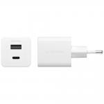 Incarcator retea PanzerGlass Turbo, 1x USB-C, 1x USB-A, 35W, Alb 4 - lerato.ro