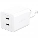 Incarcator retea PanzerGlass Turbo, 2x USB-C, 45W, Alb 2 - lerato.ro