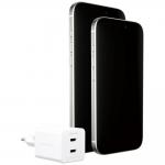 Incarcator retea PanzerGlass Turbo, 2x USB-C, 45W, Alb 5 - lerato.ro