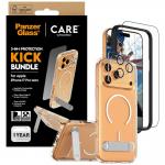Set protectie CARE by PanzerGlass Feature Kick 3in1, Carcasa, Folie display, Protectie camera, compatibil cu iPhone 17 Pro Max, Transparent 5 - lerato.ro