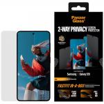Folie sticla securizata Privacy SAFE by PanzerGlass Ultra-Wide Fit FastFit compatibila cu Samsung Galaxy S26, Negru 2 - lerato.ro