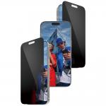 Folie sticla securizata PanzerGlass Ultra-Wide Fit Fastfit Privacy compatibila cu iPhone 17 Pro Max, Negru 3 - lerato.ro