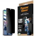 Folie sticla securizata  PanzerGlass Ultra-Wide Fit Privacy compatibila cu Samsung Galaxy A57 5G, Negru 8 - lerato.ro