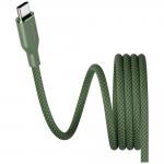 Cablu pentru incarcare si transfer de date PanzerGlass Empower Racing, 2x USB-C, 240W, 1.5m, Verde 4 - lerato.ro
