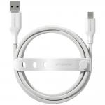 Cablu pentru incarcare si transfer de date PanzerGlass Empower Racing, USB-A la USB-C, 60W, 1.2m, Alb 2 - lerato.ro