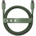 Cablu pentru incarcare si transfer de date PanzerGlass Empower Racing, 2x USB-C, 60W, 1.2m, Verde 2 - lerato.ro