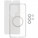 Kit protectie 3 in 1 CARE by PanzerGlass, Carcasa Urban Combat, Folie protectie ecran Ultra-Wide Fit Privacy si Protectie camera foto Hoops, compatibil cu Samsung Galaxy S26 Ultra, Transparent 4 - lerato.ro